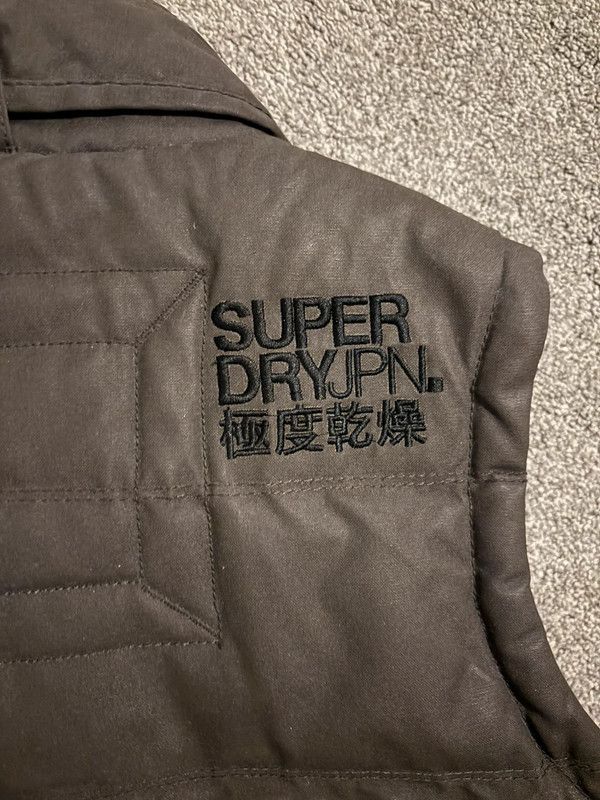 Japanese Brand × Superdry × Vintage Brown Superdry Motorcycle Vintage Vest Size US S / EU 44-46 / 1 - 6 Thumbnail