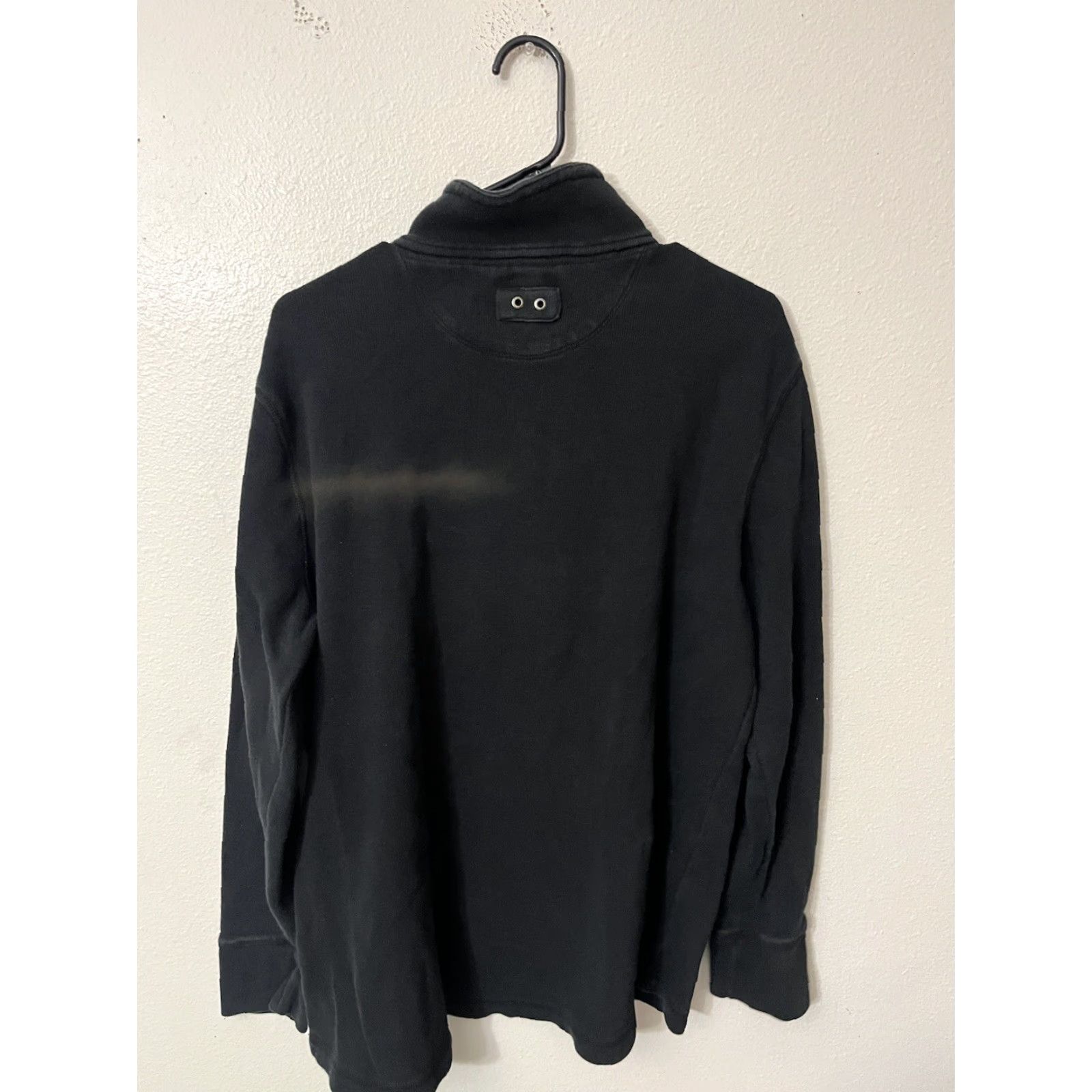 Converse Converse Star Sweatshirt 1/4 Zip Black XL Men Pullover Cotton Knit Size US XL / EU 56 / 4 - 2 Thumbnail