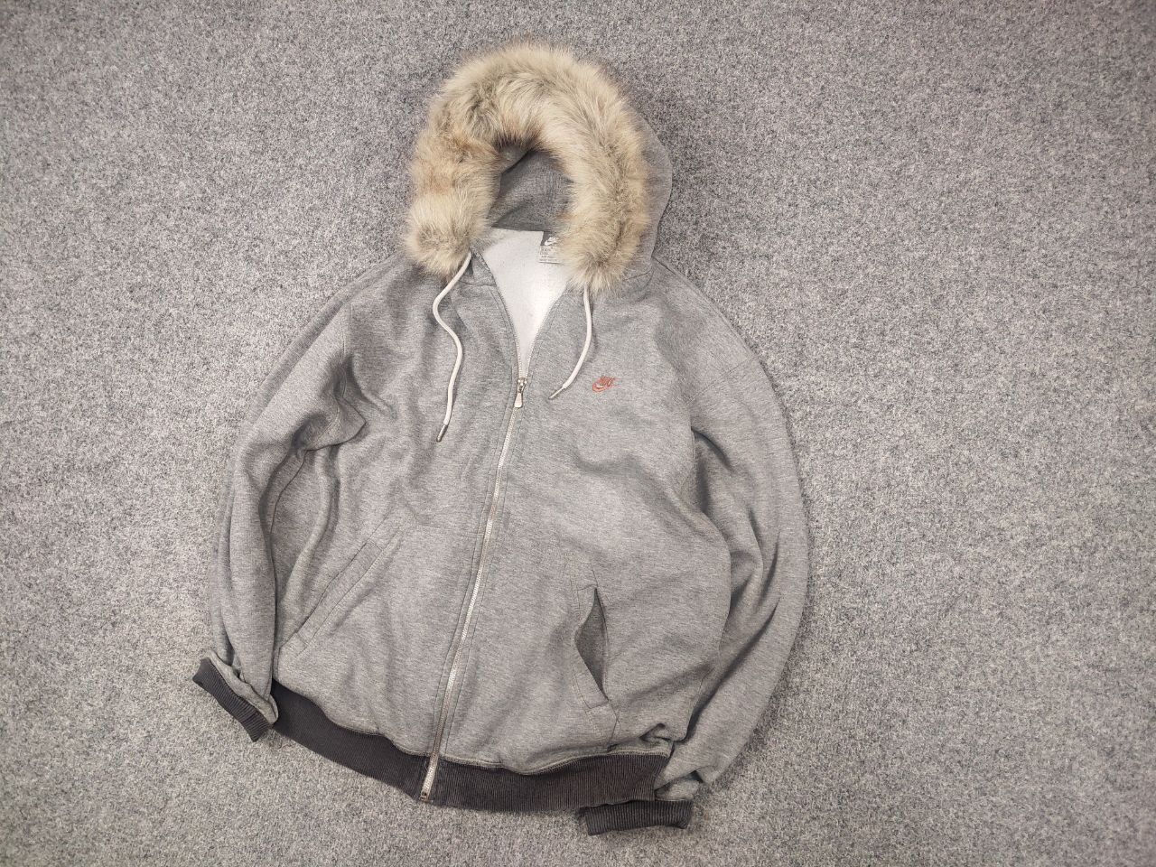 Nike Vintage Nike Oversized Fur Zip Hoodie if six was nine LGB Size US XL / EU 56 / 4 - 3 Thumbnail