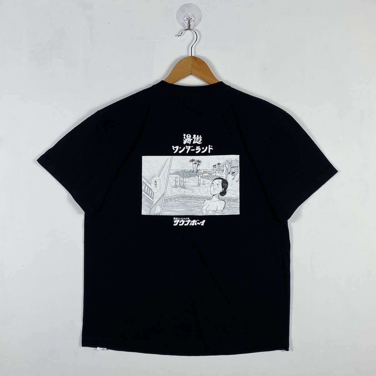 Anime × Japanese Brand YUYU WONDERLAND A Bath Manga By Manshu Kitsuko Anime Tee Size US L / EU 52-54 / 3 - 2 Thumbnail
