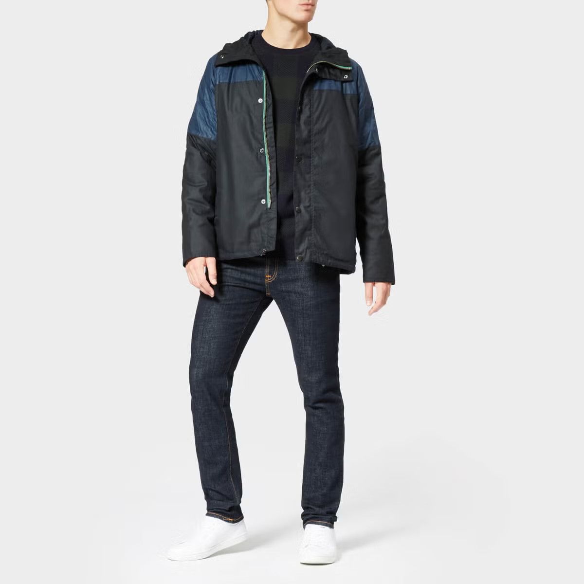 Barbour Barbour AIRA Wax Hooded Jacket Men's Size M Waxed Cotton Size US M / EU 48-50 / 2 - 4 Thumbnail