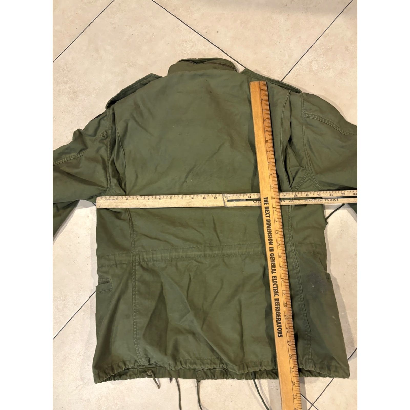Vintage VINTAGE John Ownbey Coat Mens Small Short Green Cold Weather Field Army Jacket Size US S / EU 44-46 / 1 - 7 Thumbnail