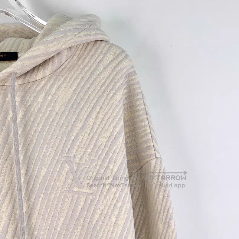 Louis Vuitton Louis Vuitton 25 apricot twill logo jacquard cotton hooded Size US XXL / EU 58 / 5 - 3 Thumbnail