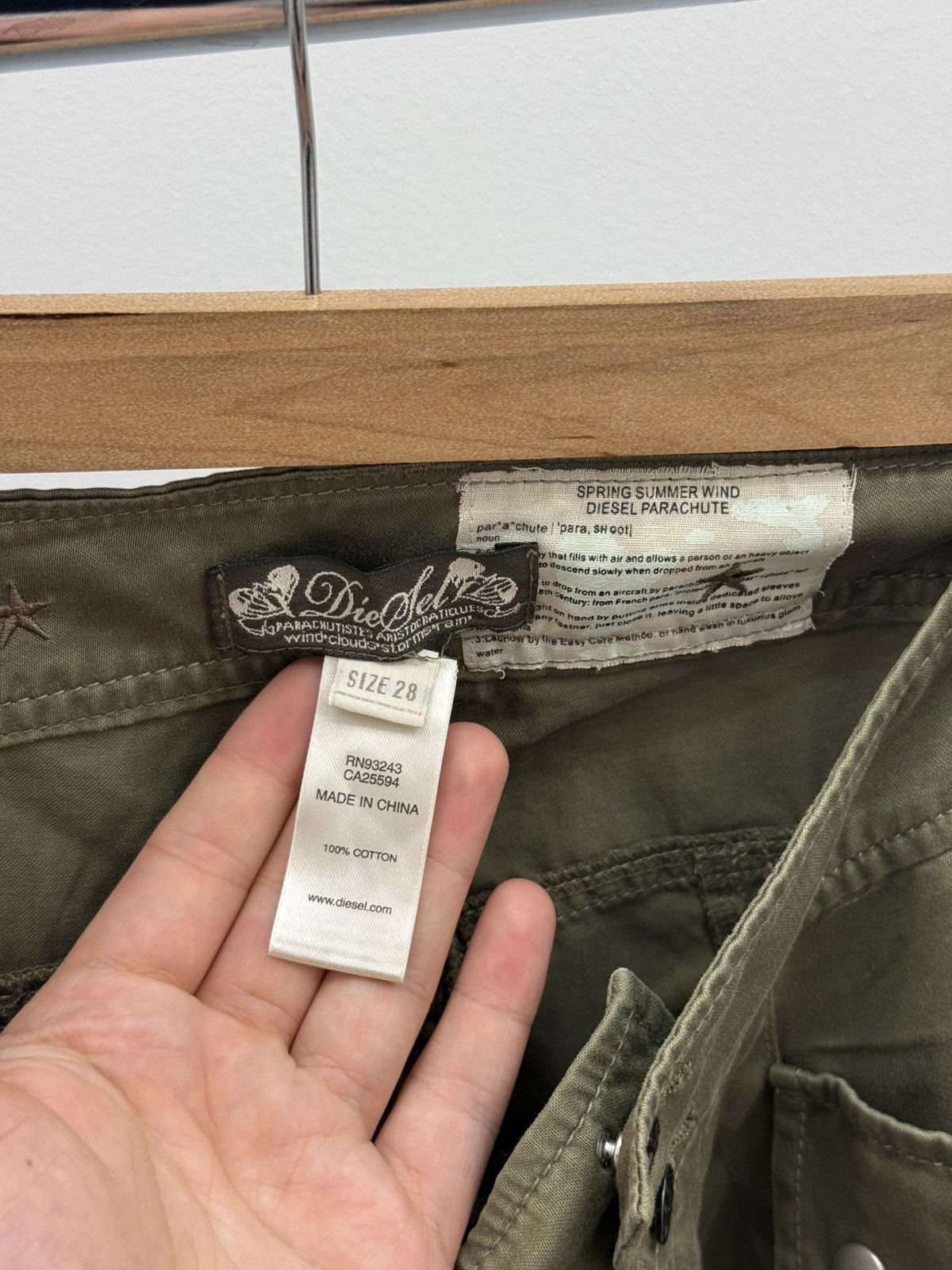 Diesel Diesel Cargo Army Pants Size 28" / US 6 / IT 42 - 6 Thumbnail