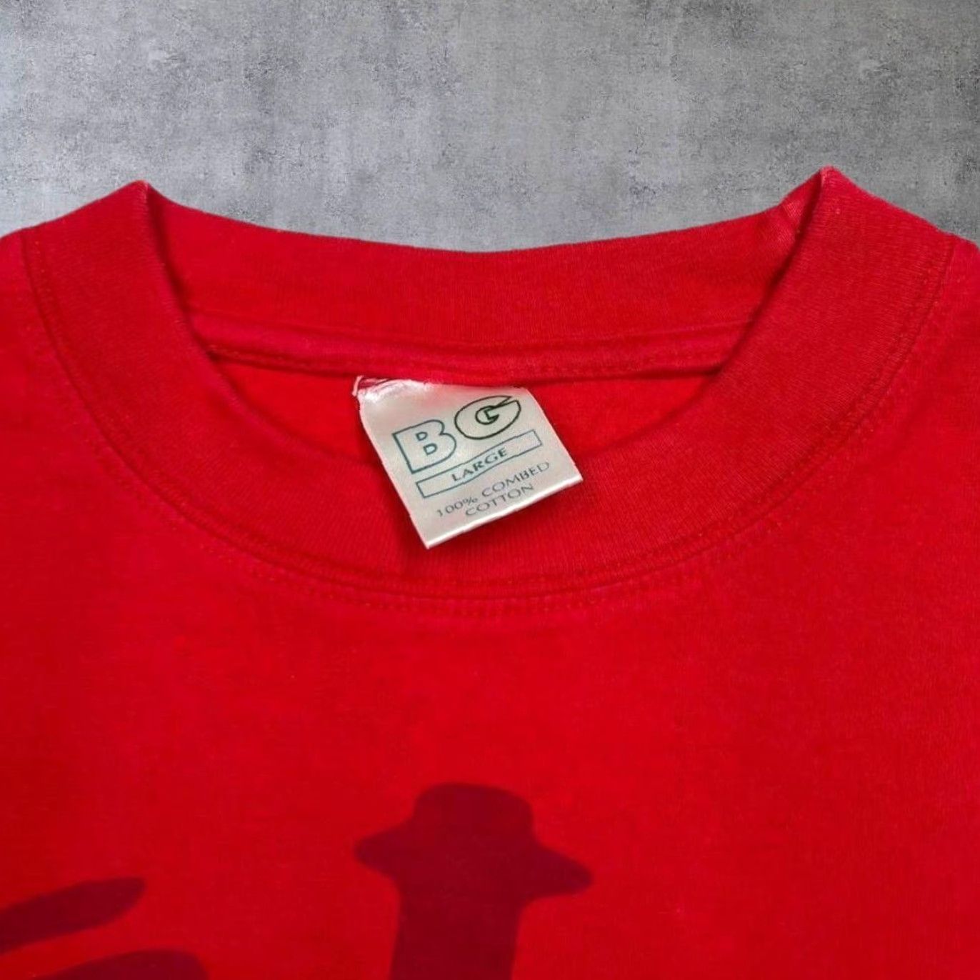 Vintage VINTAGE The Simpsons “Just Donut” TV Show Graphic Red T-Shirt Large Mens Shirt Regular Short Sleeve Crew Neck - 1995 BG Size US L / EU 52-54 / 3 - 3 Thumbnail