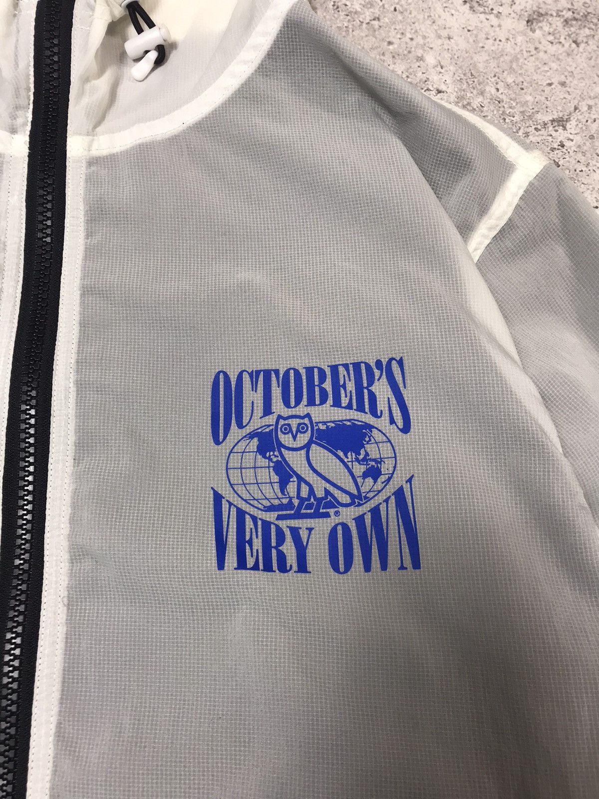 Drake 2021 OVO Globe Logo lightweight windbreaker White Size US M / EU 48-50 / 2 - 3 Thumbnail