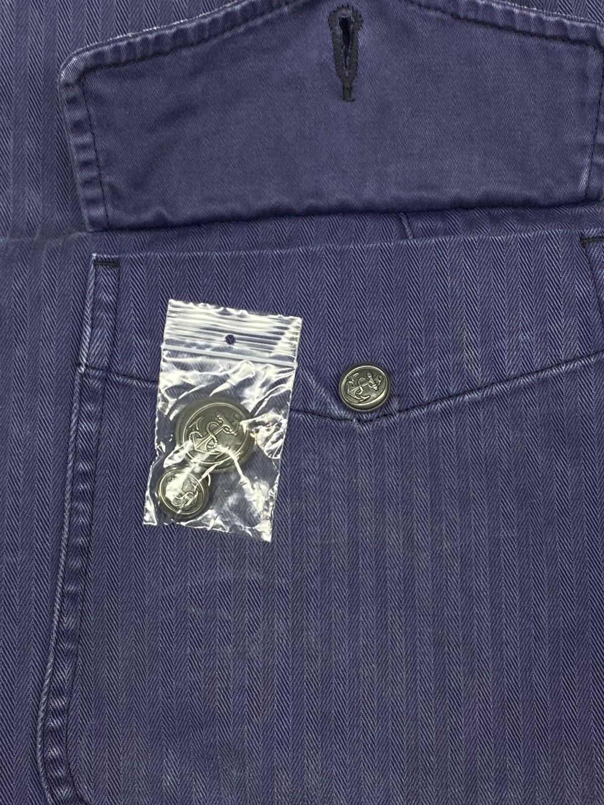 RRL Ralph Lauren RRL Double R Ralph Lauren Vintage Denim Jacket Officer Vibe Size S / US 4 / IT 40 - 23 Thumbnail