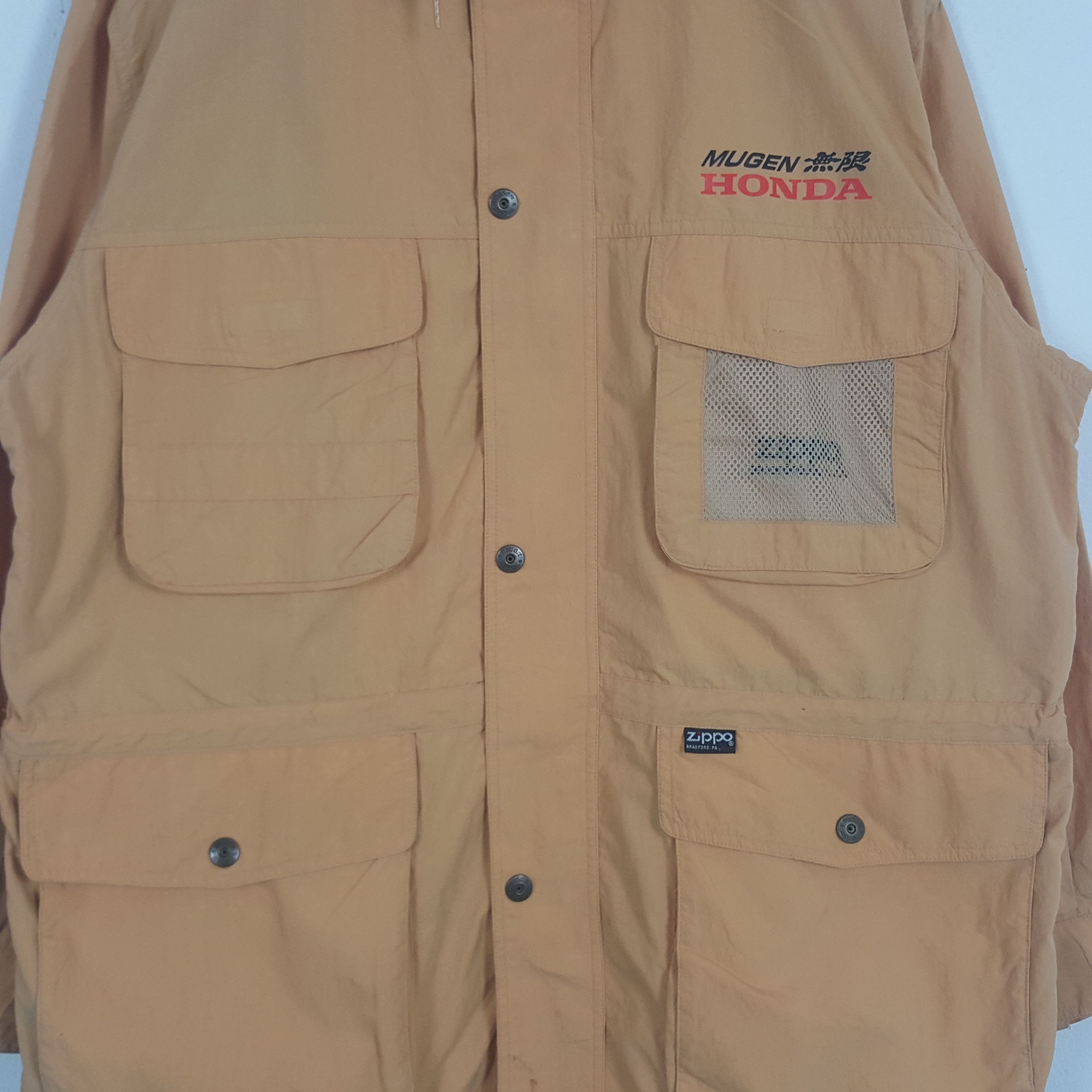 Vintage × Zippo Vintage Zippo Mugen Honda Japanese Racing Custom Art Jacket Size US XL / EU 56 / 4 - 4 Thumbnail