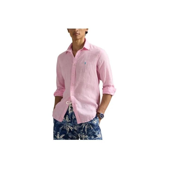 Polo Ralph Lauren Polo Ralph Lauren Men's Pink Long-Sleeve Button-Up Shirt Size US XL / EU 56 / 4 - 1 Thumbnail