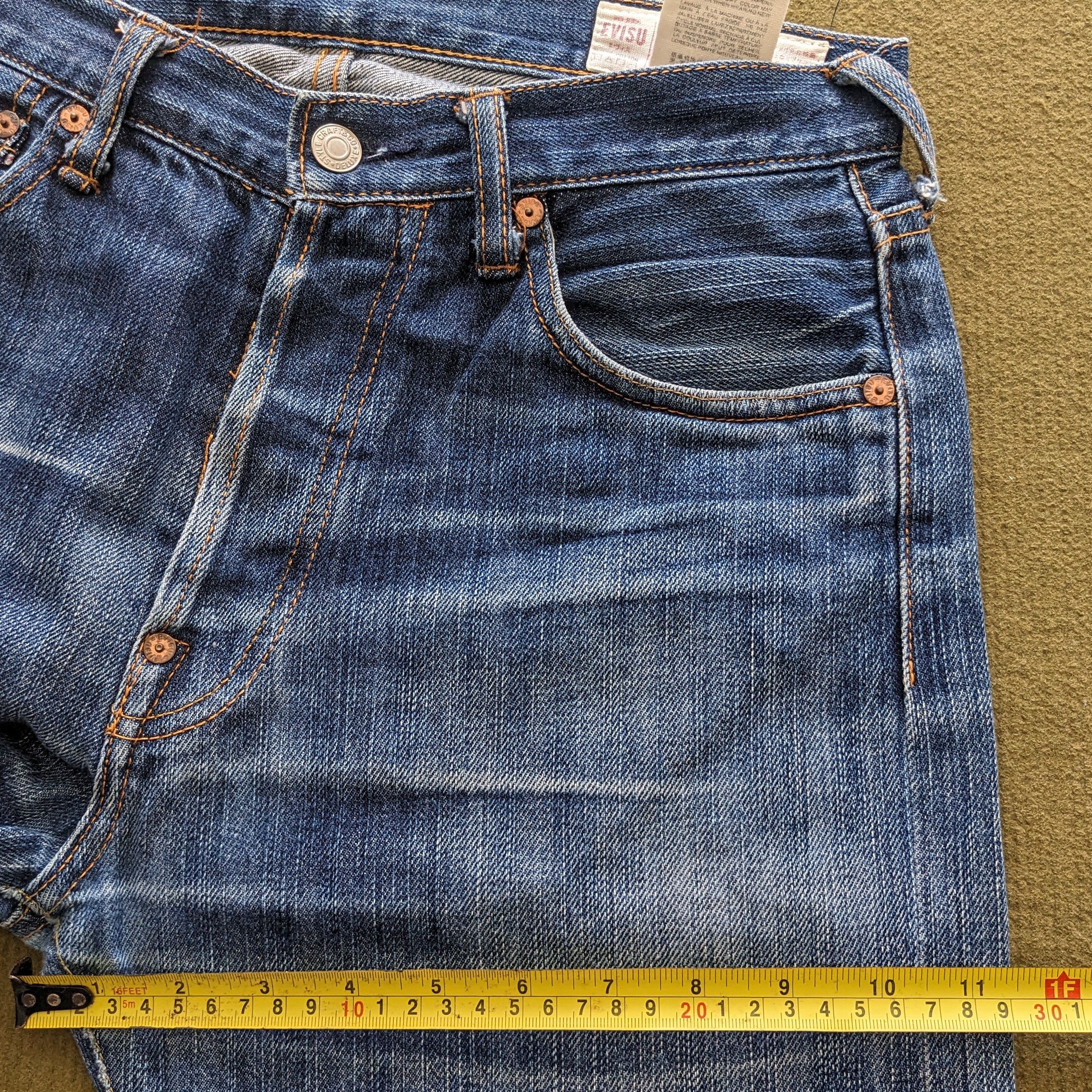 Evisu Vintage EVISU Japanese Fashion Brand Custom Jeans Size US 29 - 7 Thumbnail