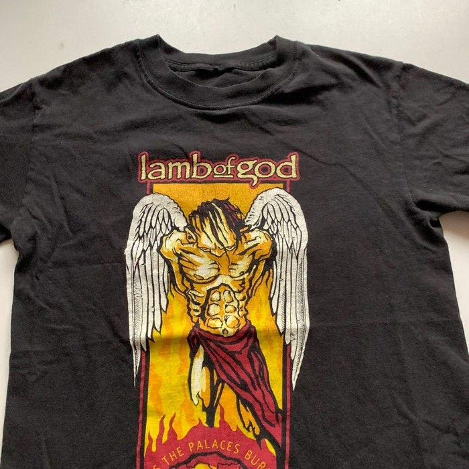 Band Tees Vintage Lamb of God Graphic Metal Band T Shirt Small Black Size US S / EU 44-46 / 1 - 2 Thumbnail
