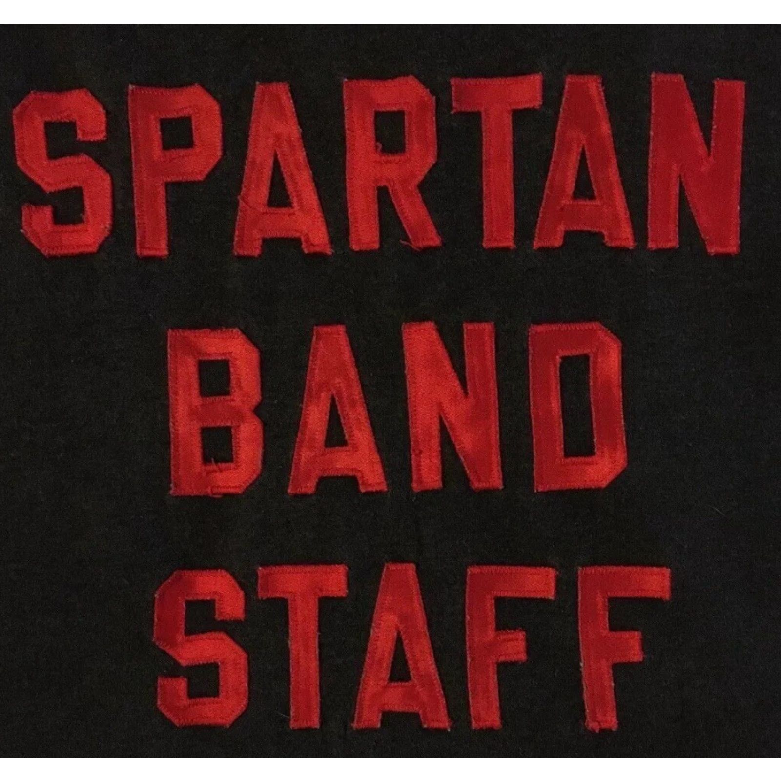 Vintage VINTAGE Spartan Band Drum Major T-Shirt Mens M Black 80s 90s College School Grunge Concert Music Sports USA Retro Rock Size US M / EU 48-50 / 2 - 3 Thumbnail