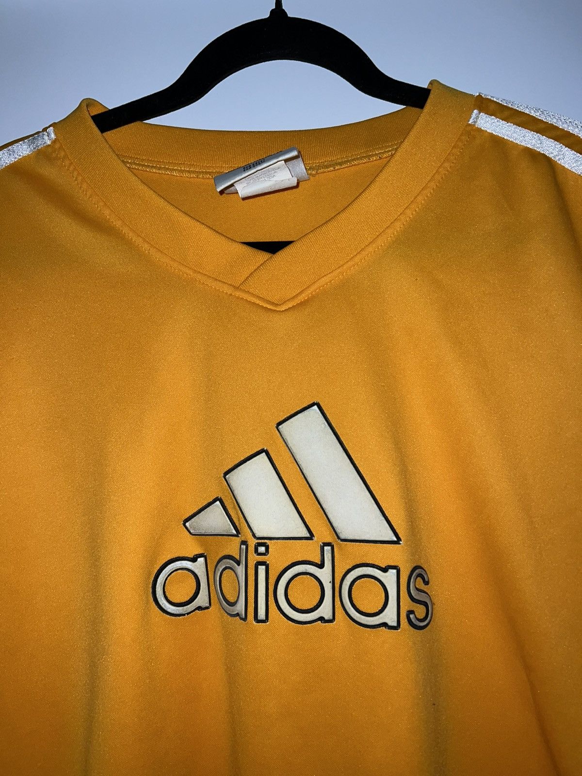 Adidas × Vintage Vintage Adidas Soccer Style Shirt Size US L / EU 52-54 / 3 - 4 Thumbnail
