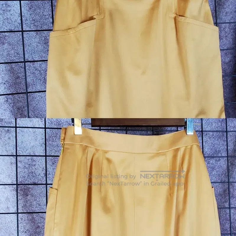 Dior Dior Orange Midi Skirt for Women . Size 27" / US 4 / IT 40 - 2 Thumbnail