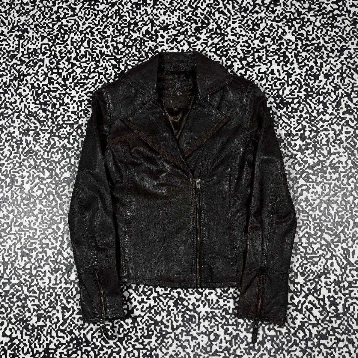 Japanese Brand Vintage Y2K Leather Zip Jacket Japanese Casual Casual Style Size S / US 4 / IT 40 - 3 Thumbnail