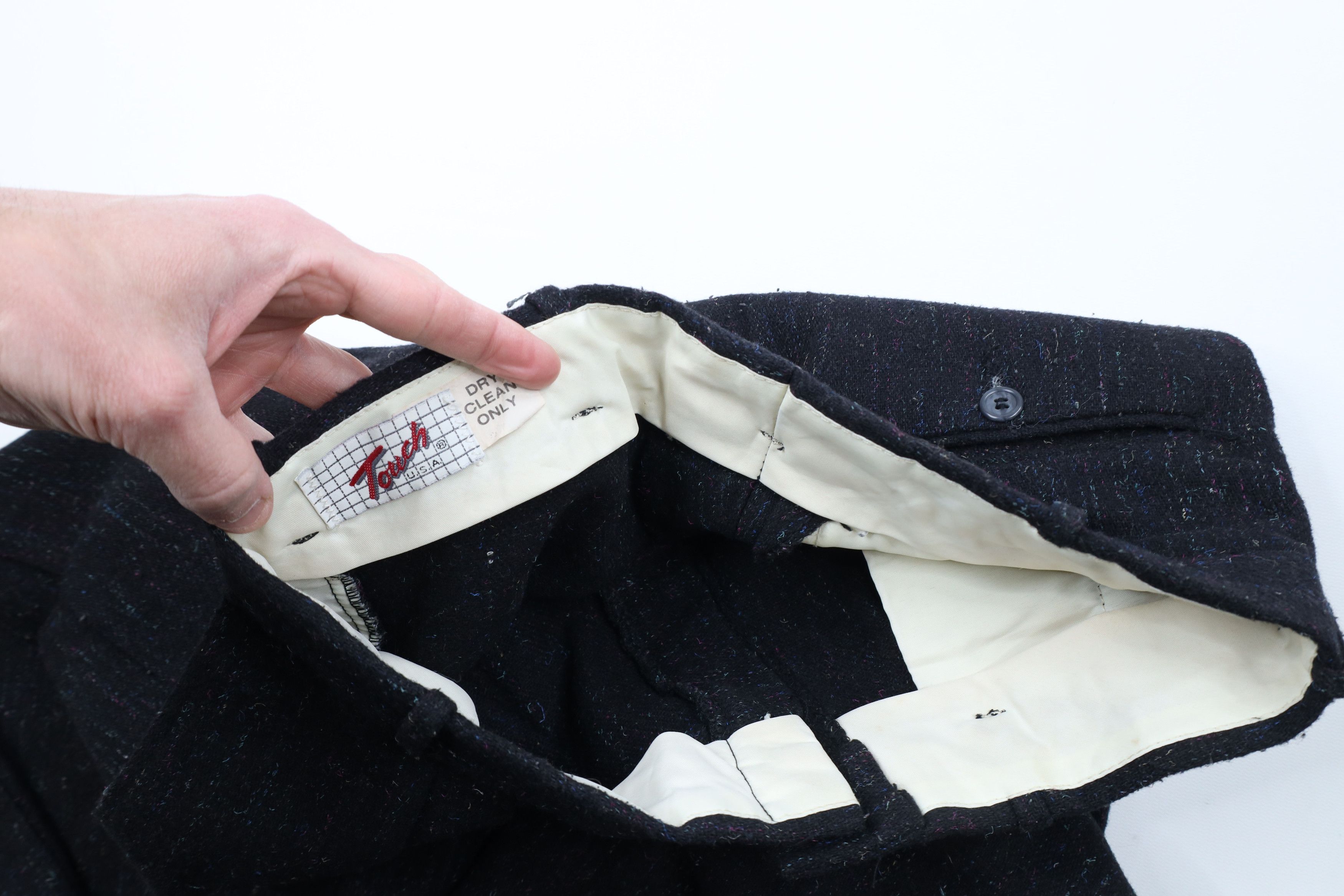 Vintage Vintage 90s Streetwear Atomic Fleck Wool Chino Pants USA Size US 30 / EU 46 - 8 Thumbnail