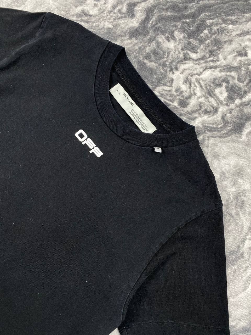 Off-White Off-White Caravaggio Arrow Big Logo T-Shirt Men Size M Black Size US M / EU 48-50 / 2 - 8 Thumbnail