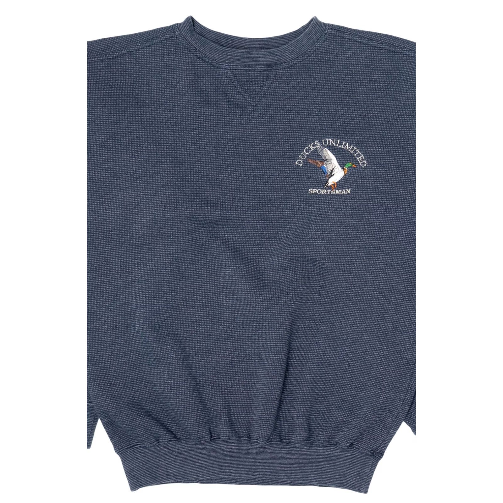 Vintage Ducks Unlimited Marathon Apparel Sweatshirt Navy Blue Long Sleeve Medium Vintage Size US M / EU 48-50 / 2 - 6 Thumbnail