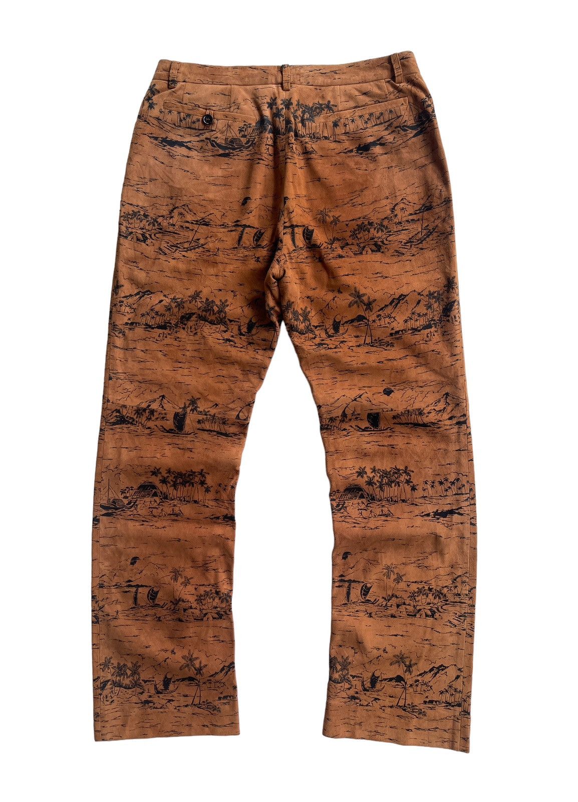 KEITAMARUYAMA Keita Mruyama Suede Deer Leather Trousers Size US 30 / EU 46 - 3 Thumbnail