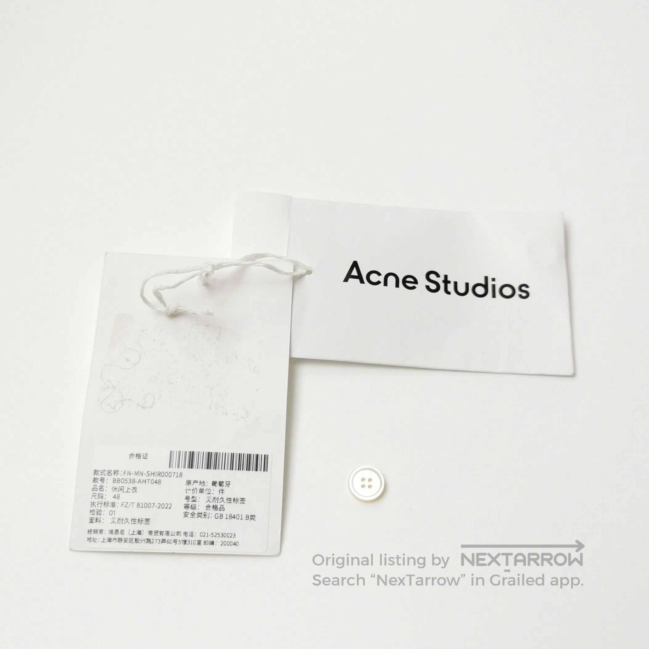 Acne Studios Acne Studios M Short-Sleeve Floral Button-Up Shirt. Size US M / EU 48-50 / 2 - 2 Thumbnail