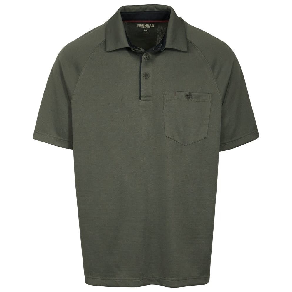 Redhead RedHead Pro Series Polo 2XL Short Sleeve Performance Golf Size US XXL / EU 58 / 5 - 1 Thumbnail