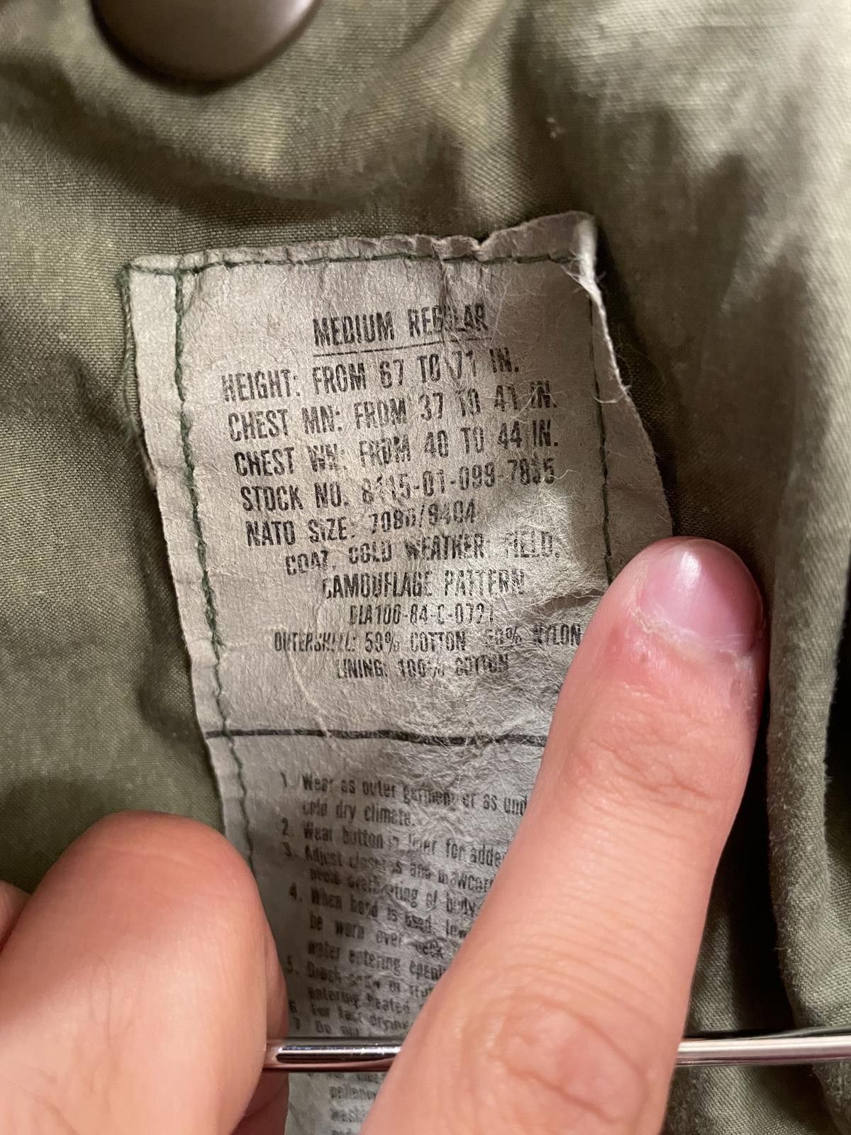 Designer Vintage U.S. Army Cold Weather Field Coat | M-65 Woodland Size ONE SIZE - 3 Thumbnail
