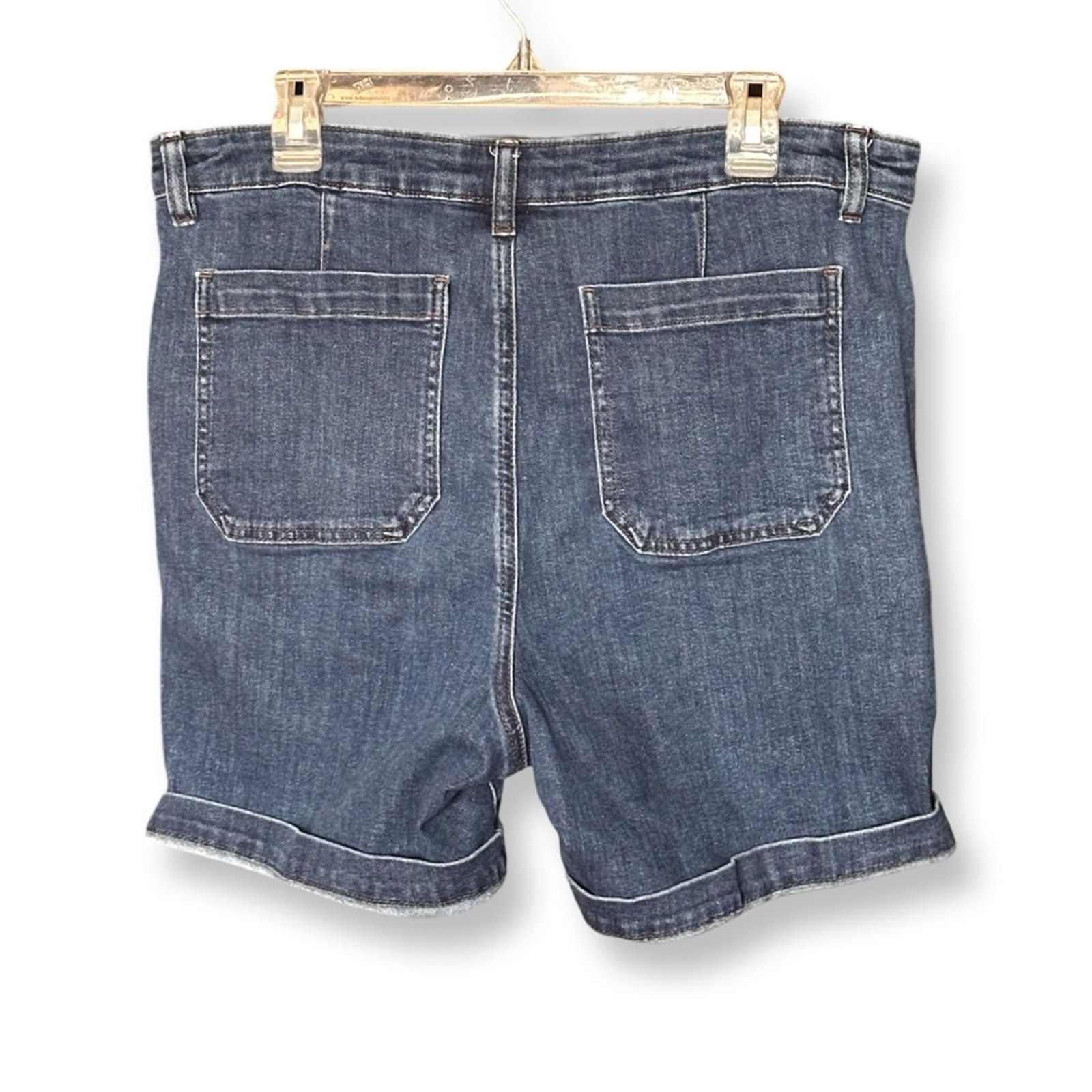 Class Club Charter Club Denim Stretch Mid Length Shorts Size 36" / US 14 / IT 50 - 3 Thumbnail