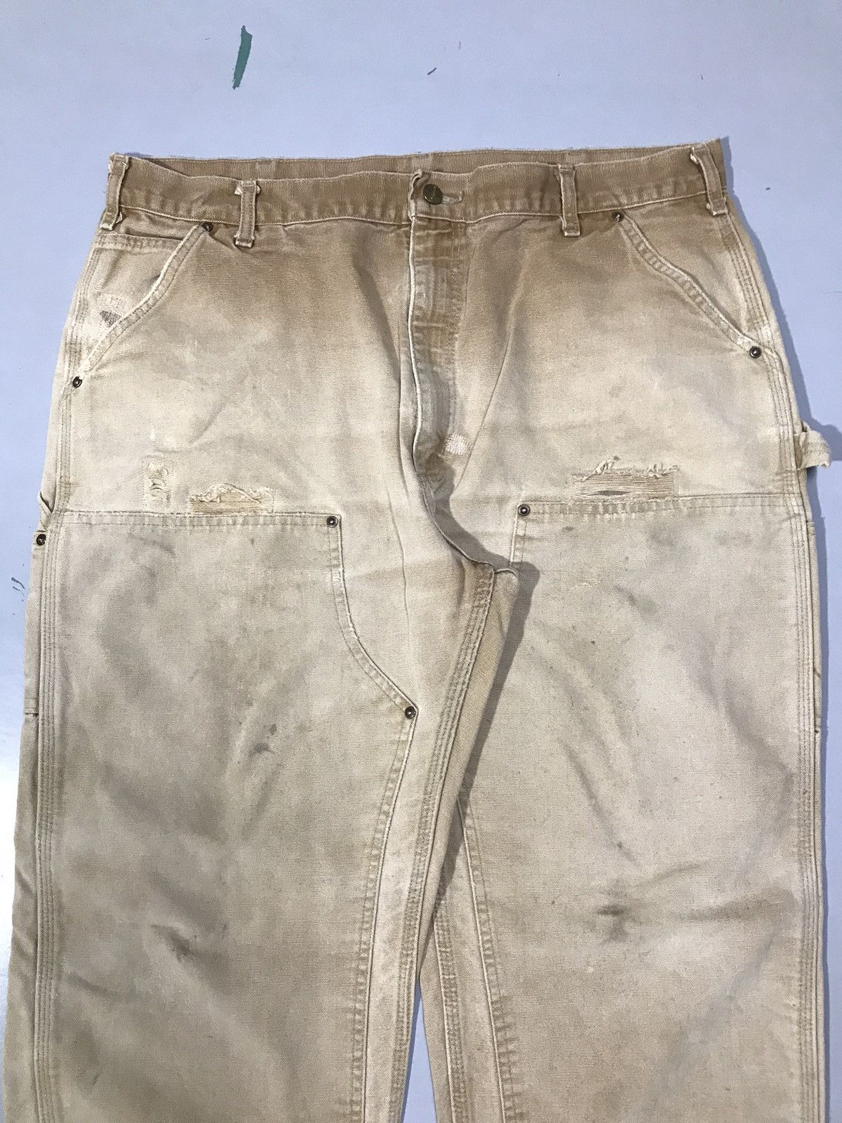 Carhartt Vintage Carhartt B01 BRN double knee workwear Size US 38 / EU 54 - 5 Thumbnail