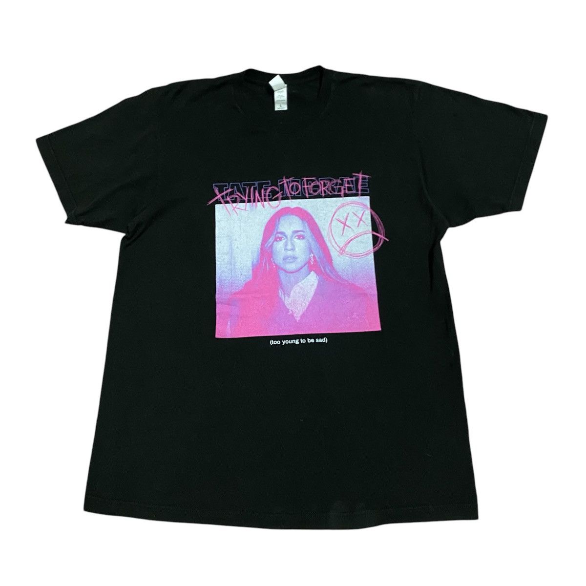 Band Tees × Tultex Tate Mcrae (trying to forget) Graphic Tee Size US L / EU 52-54 / 3 - 1 Thumbnail