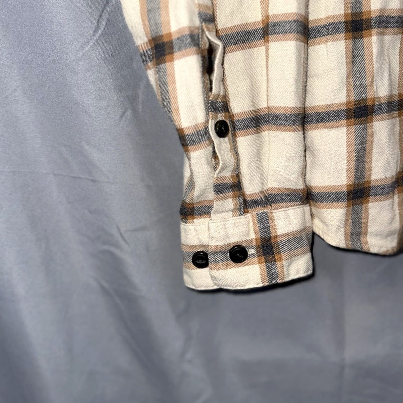 Patagonia Patagonia Shirt Mens Medium Beige Brown Plaid Organic Cotton Button-Up Casual Shirt Size US M / EU 48-50 / 2 - 5 Thumbnail