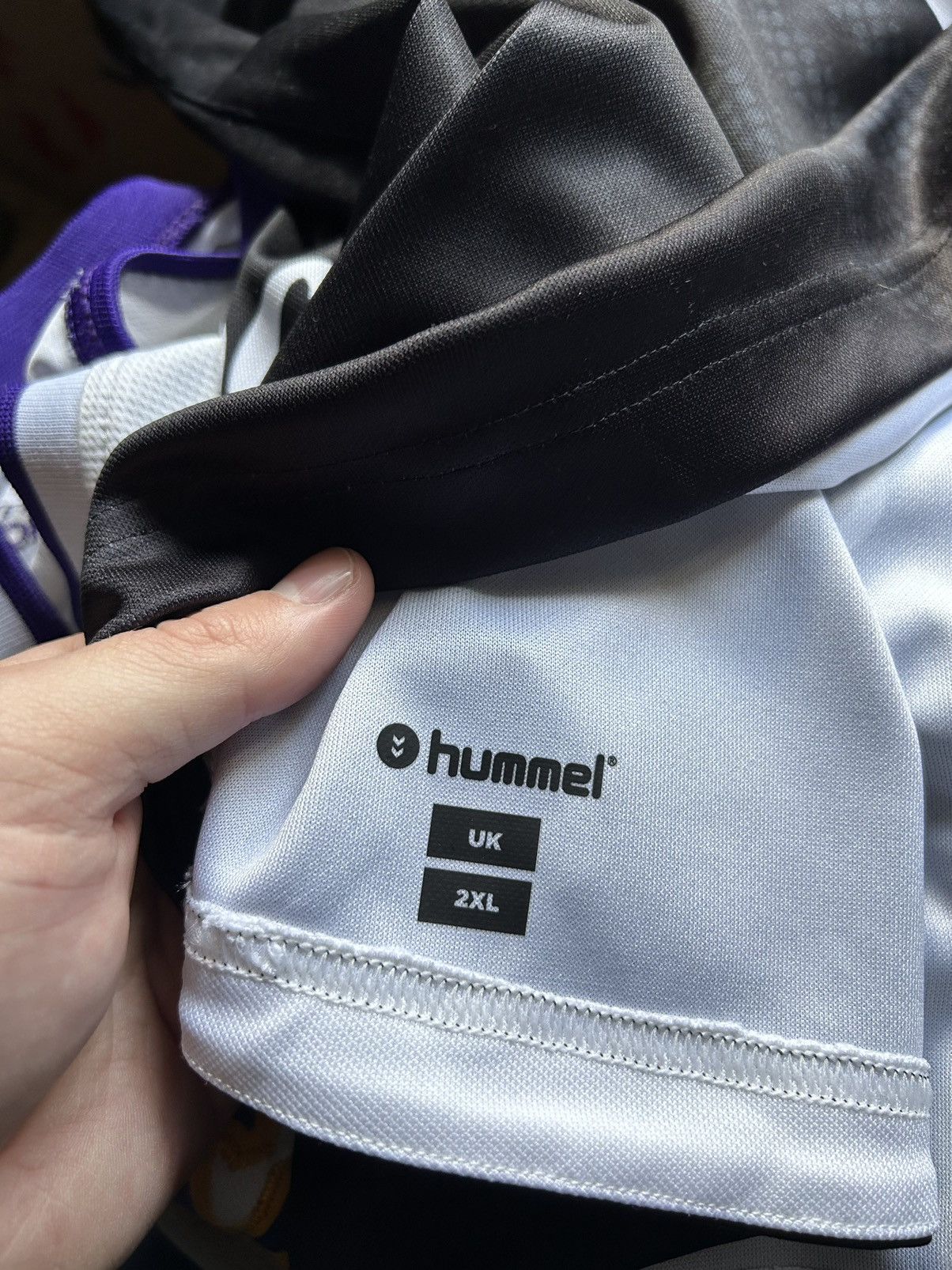 Hummel Hull FC Hummel Black Rugby Team Shirt Men's Size US XXL / EU 58 / 5 - 8 Thumbnail