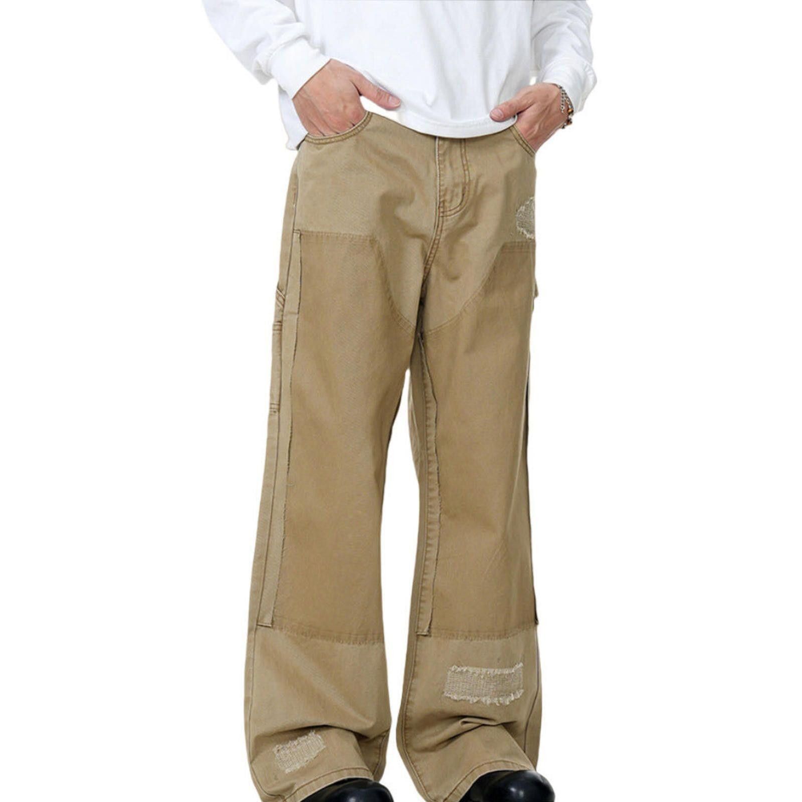 Other Distressed Wide Leg Carpenter Jeans Size US 32 / EU 48 - 2 Thumbnail