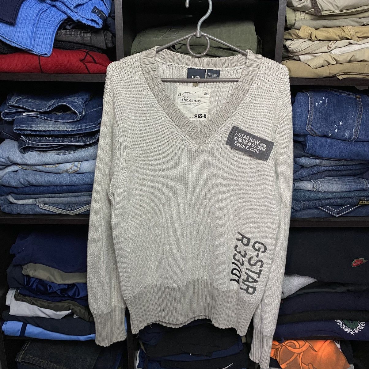G-Star Vintage G Star Raw big logo y2k opium avantgarde sweater Size US L / EU 52-54 / 3 - 1 Thumbnail