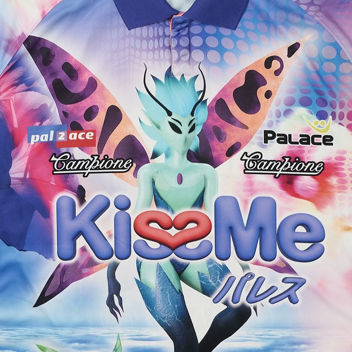 ★25SS WEEK5★Palace FAIRY JERSEY Palace 2025 PALACE “KISS ME” FAIRY JERSEY BLUE | Grailed