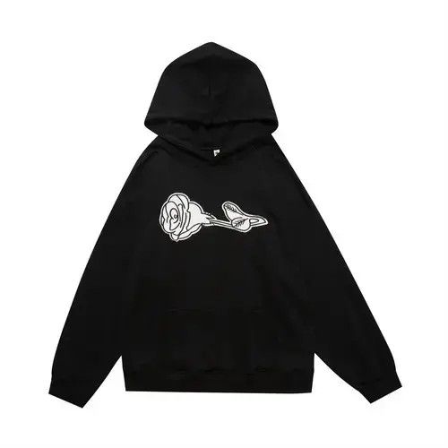 VIBE Rose Patch Pullover Hoodie Size US M / EU 48-50 / 2 - 3 Thumbnail