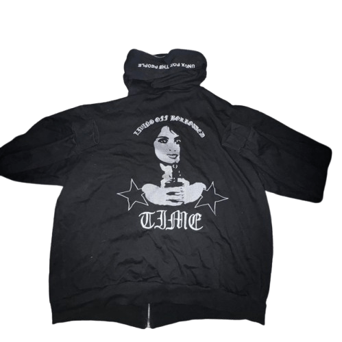 Other Vintage Y2K Full Zip Graphic Hoodie Black Men’s XL Size US XL / EU 56 / 4 - 2 Thumbnail