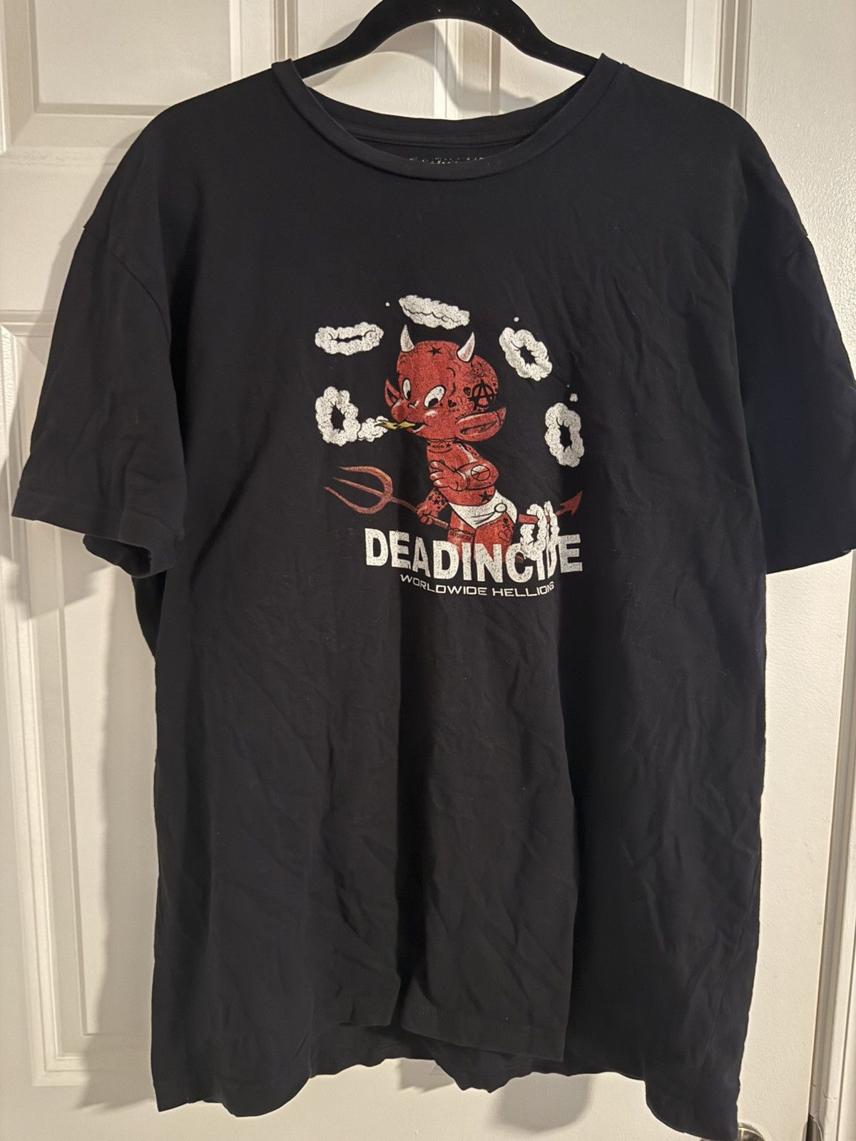 Vintage Vintage Black Deadincide T shirt Size US XL / EU 56 / 4 - 1 Thumbnail