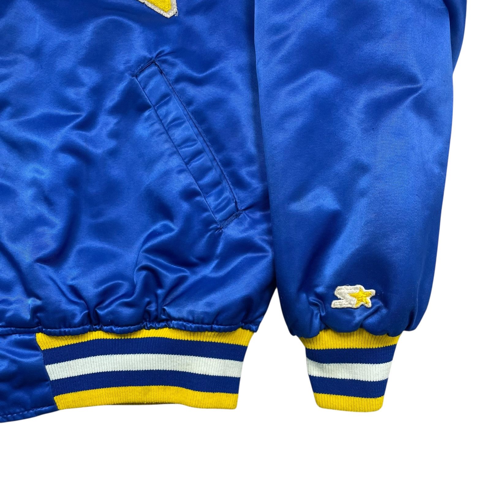 VTG 90s PITTSBURGH PANTHERS STARTER SATIN JACKET L