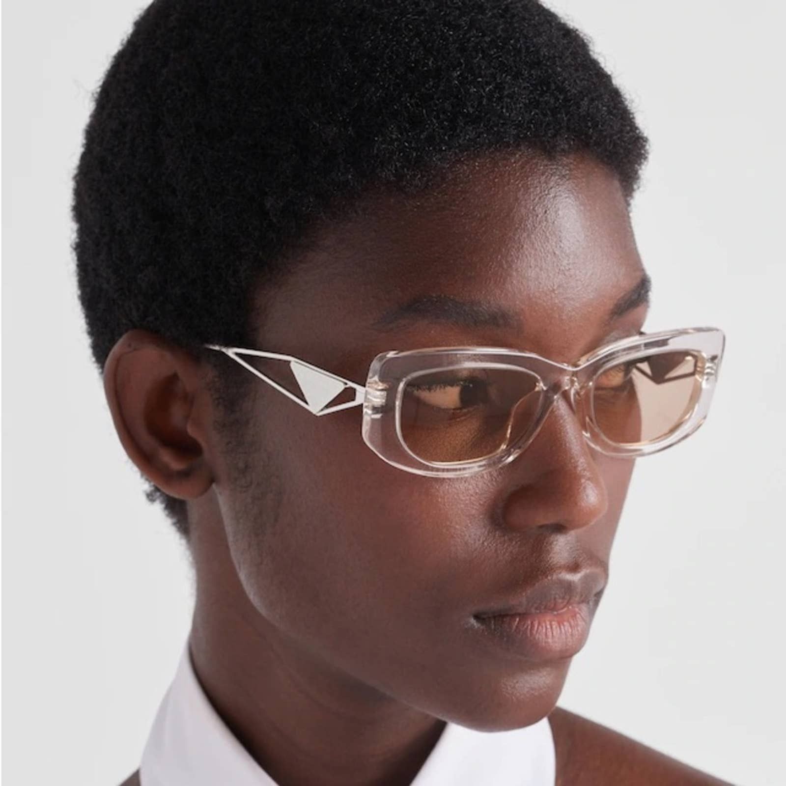 Prada symbole sunglasses beige Lenses Color Earth Prada Symbole Sunglasses | PRADA main image 2
