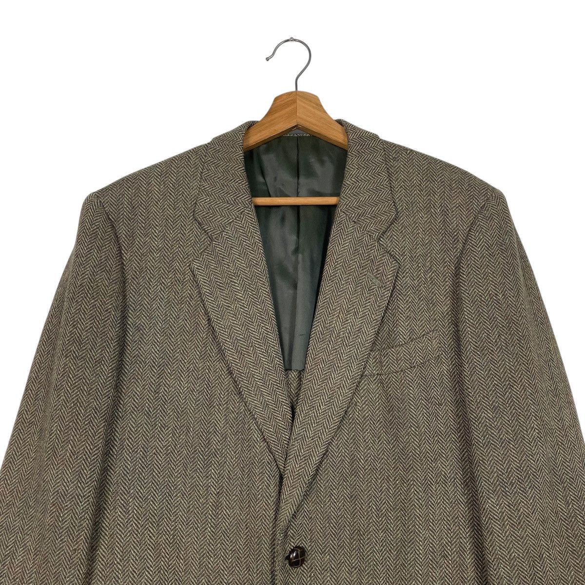 Oscar De La Renta Oscar De La Renta Herringbone Blazer Size US M / EU 48-50 / 2 - 2 Thumbnail