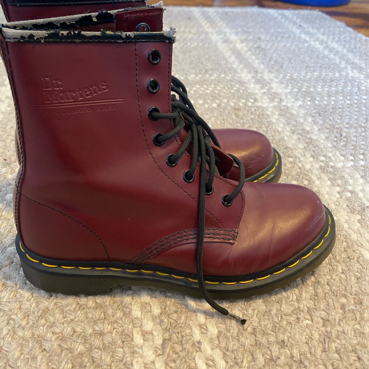 Dr. Martens Dr Martens Cherry Red shoes Size US 7 / EU 40 - 1 Thumbnail