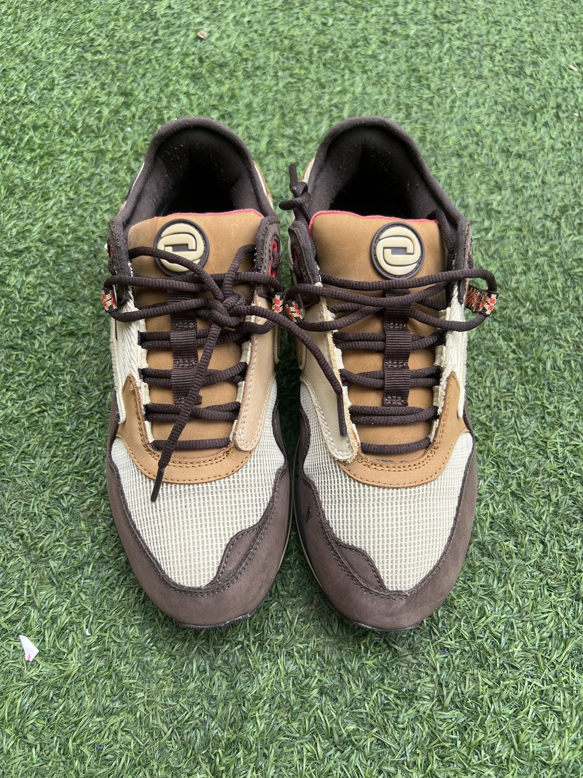 Nike × Travis Scott Nike Travis Scott x Air Max 1 Baroque Brown DO9392-200 Size US 7.5 / EU 40-41 - 4 Thumbnail