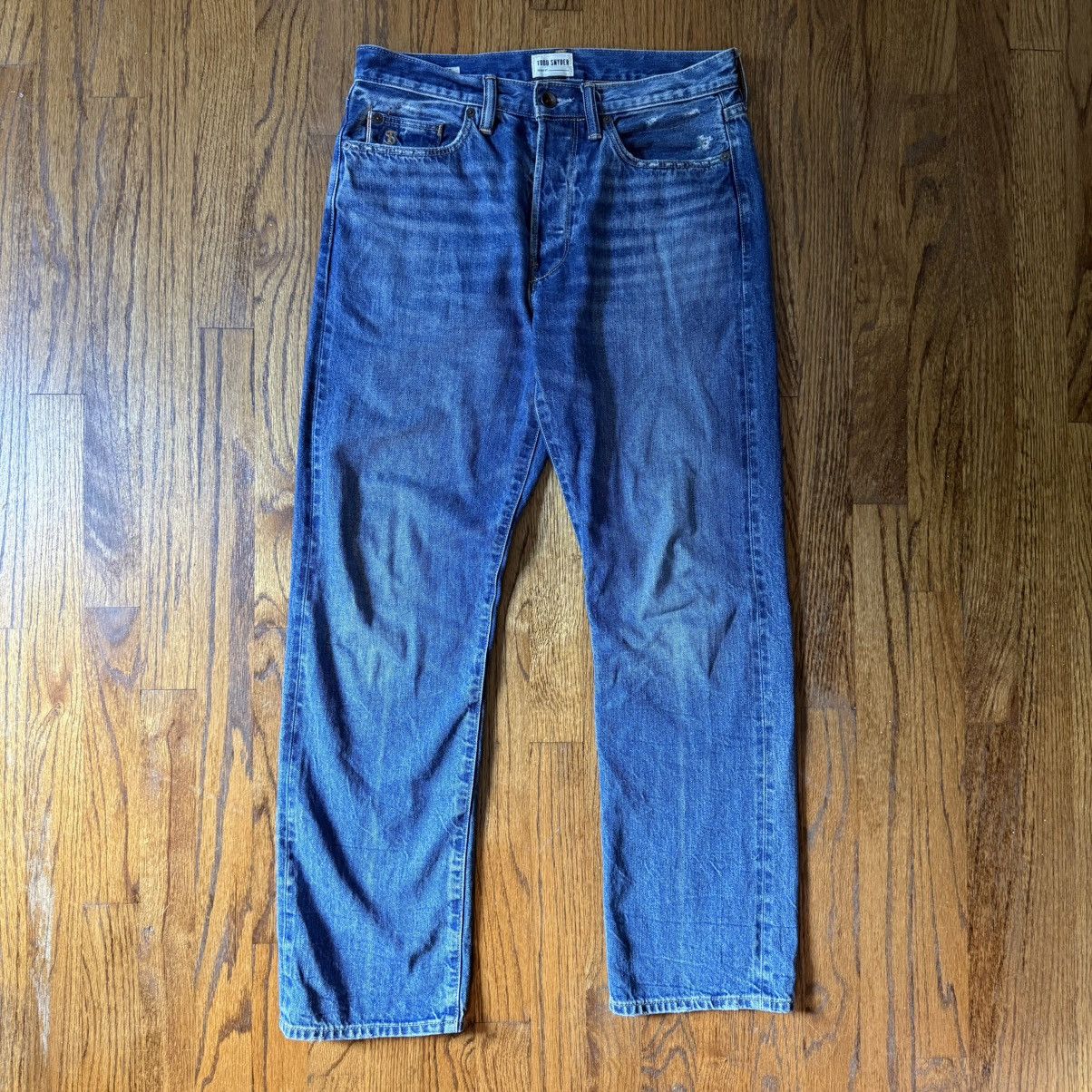 Todd Snyder Todd Snyder Straight Selvedge Jean in Medium Wash Size 30/30 Size US 30 / EU 46 - 1 Thumbnail