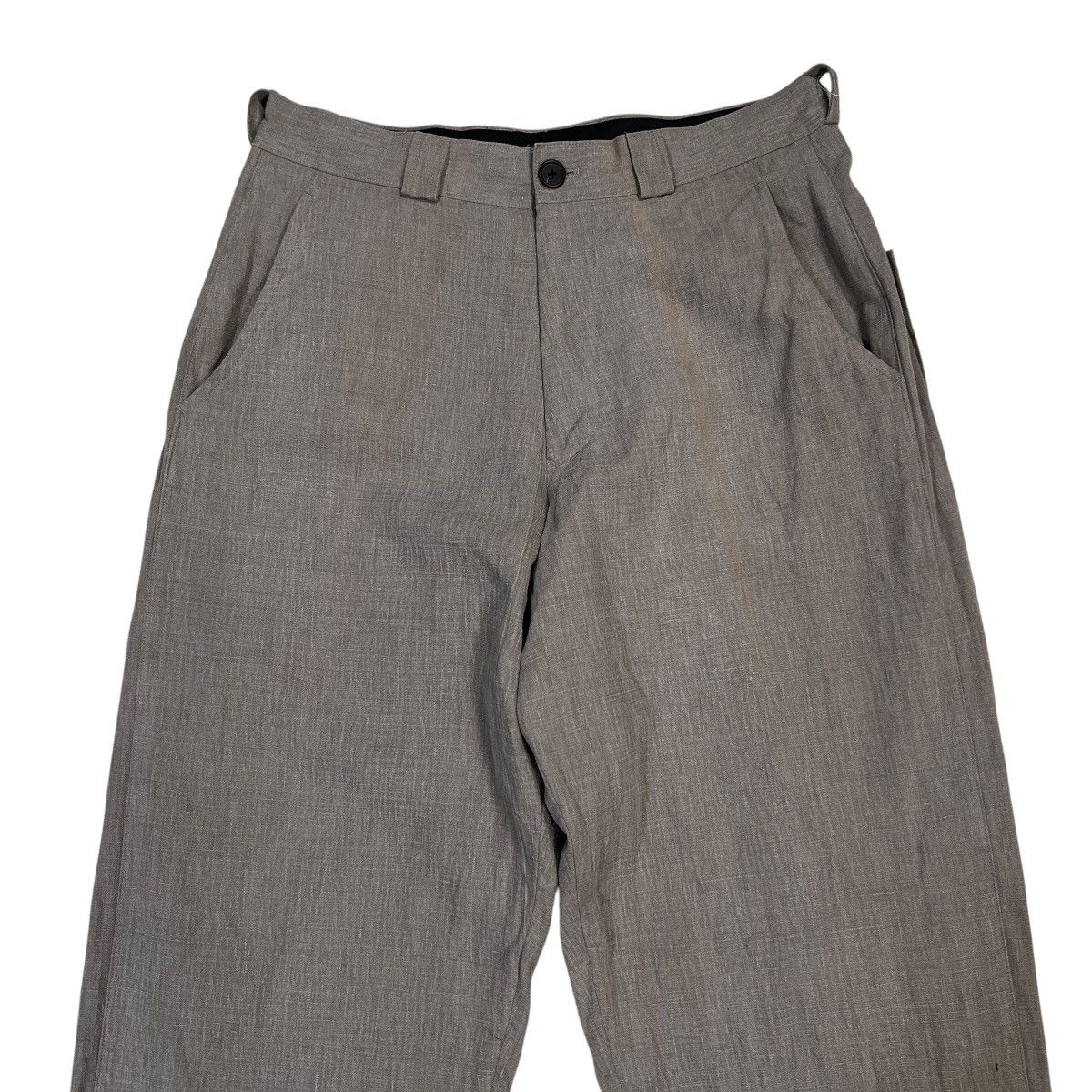 Yohji Yamamoto 💥 Y's For Men Yohji Yamamoto men Linen Cotton Trouser Pant Size US 34 / EU 50 - 5 Thumbnail