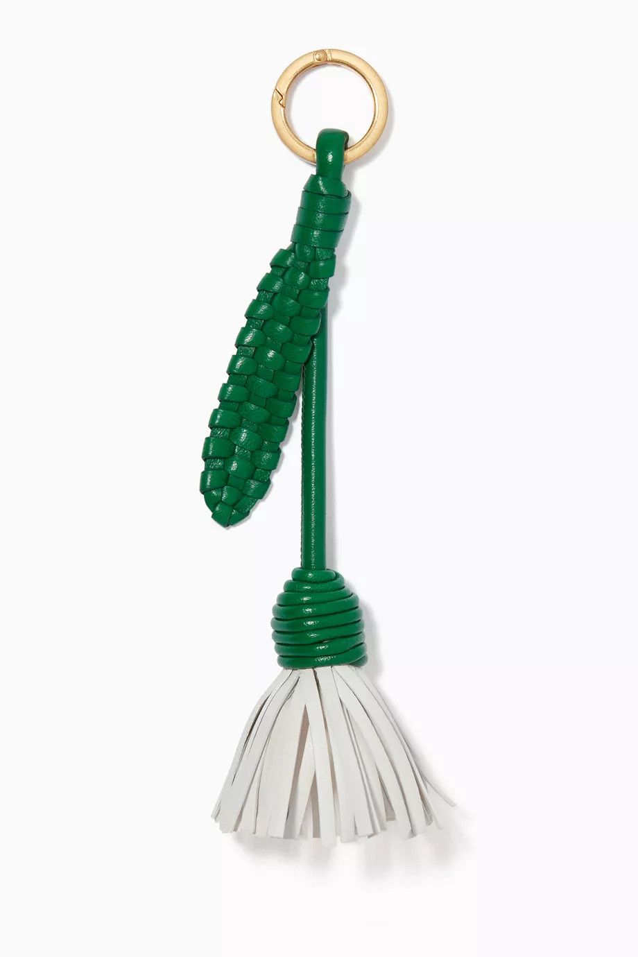Bottega Veneta o1y0725 Size : OS / Key Ring in Green/White Size ONE SIZE - 1 Thumbnail