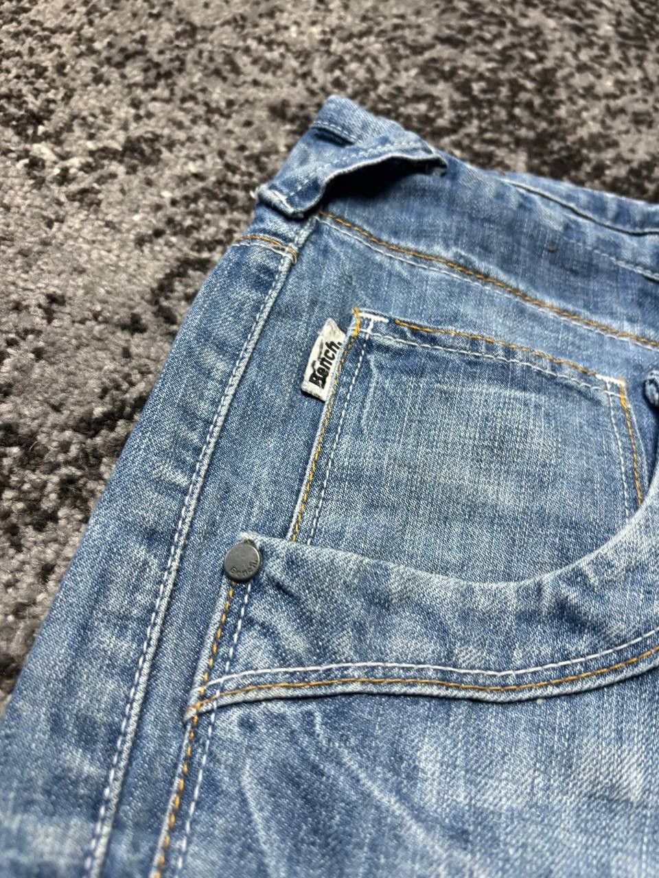 Bench × Japanese Brand × Vintage Vintage Y2K Japanese Bench Logo Denim Pants Size US 34 / EU 50 - 4 Thumbnail