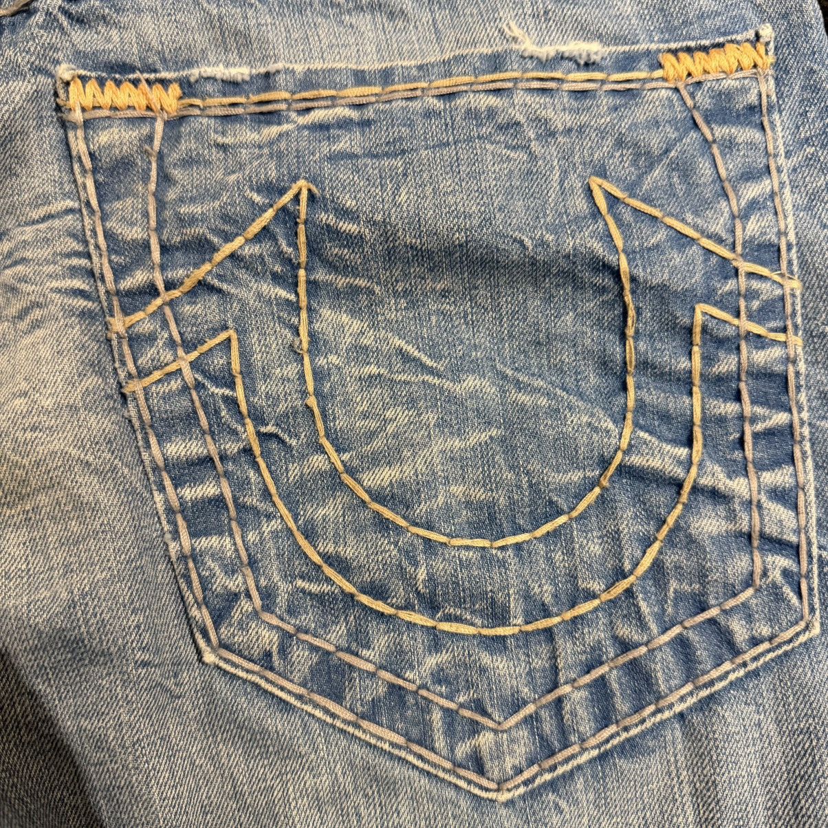 True Religion True religion usa light wash denim jeans rare Size US 33 - 7 Thumbnail