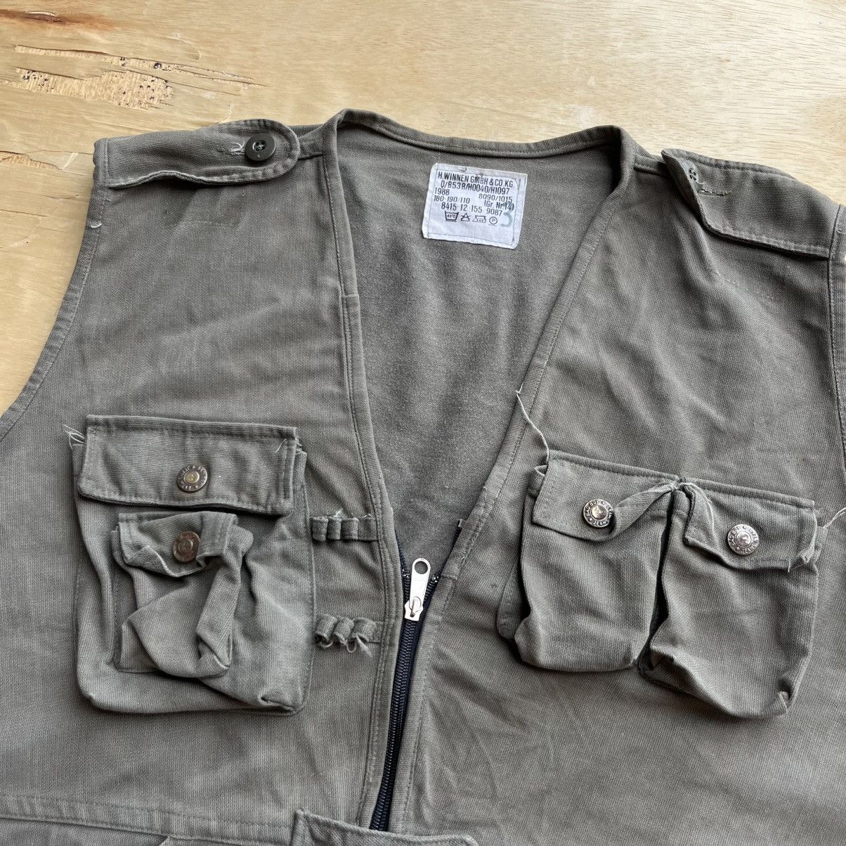 Moleskine GERMANY MILITARY VINTAGE MOLESKINE REWORK VEST JACKET Size US L / EU 52-54 / 3 - 2 Thumbnail