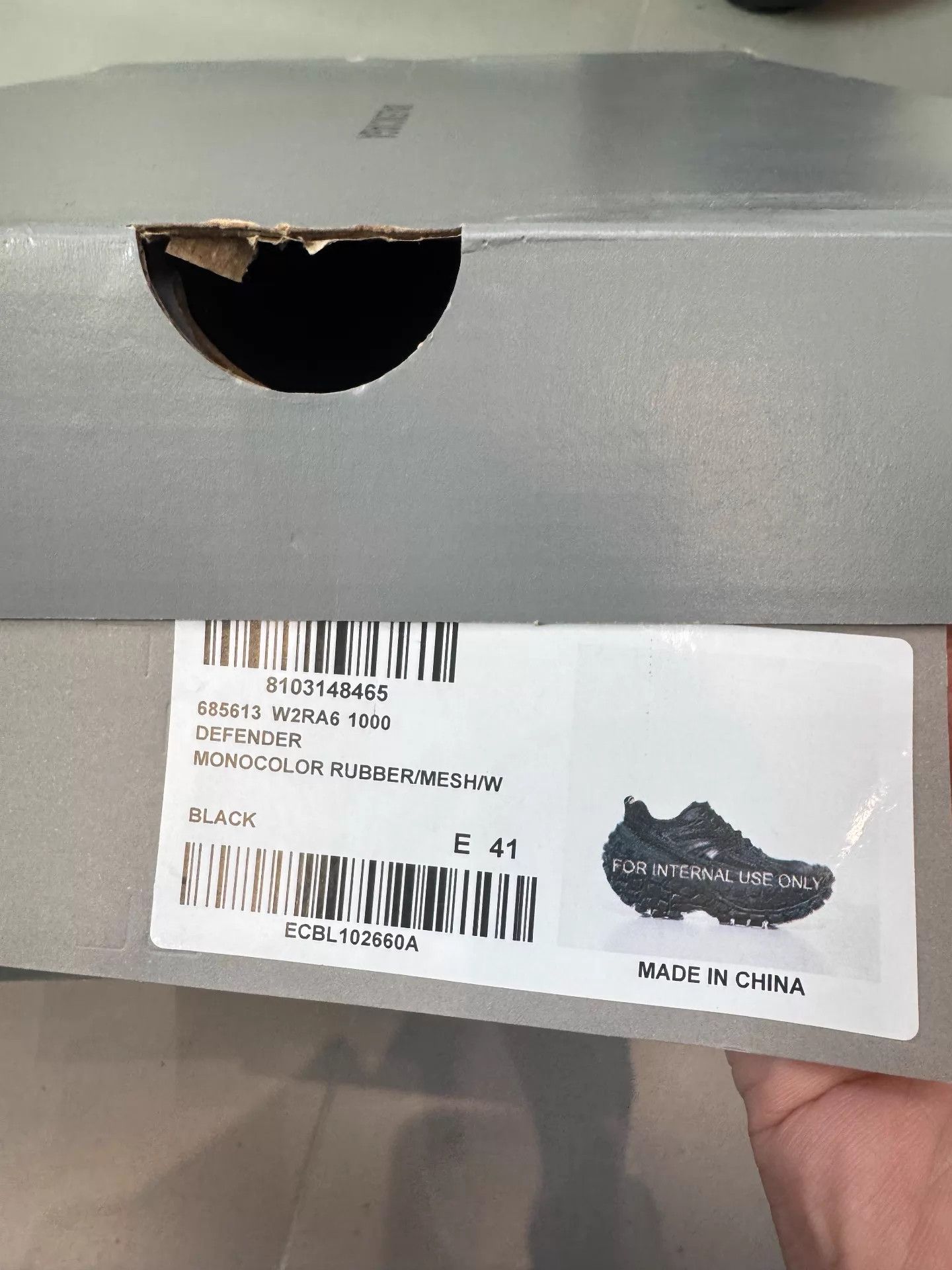 Balenciaga Balenciaga Defender Black 41 distressed mint Size US 8 / EU 41 - 5 Thumbnail