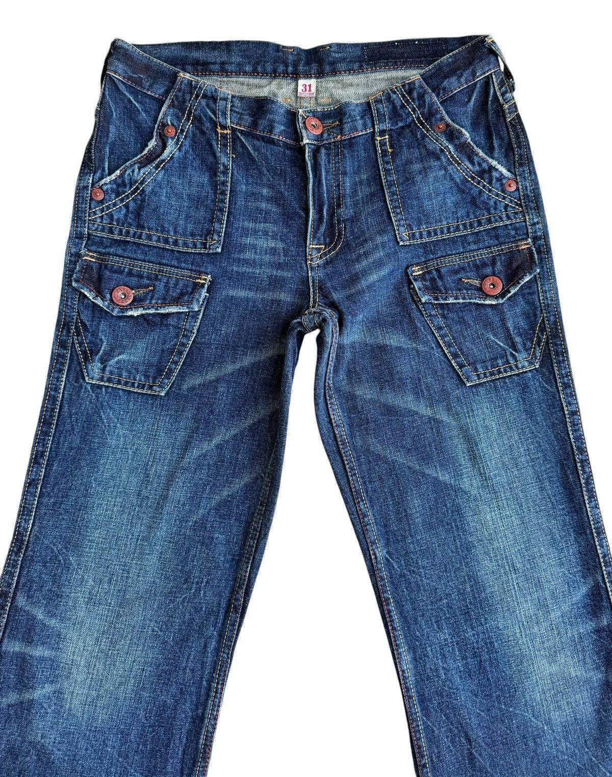 Japanese Brand ⚡️Vintage Japanese Brand Brappers Super Flare Jeans Size US 31 - 9 Thumbnail